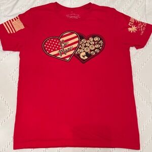 Red 'Be Mine' Heart Graphic Tee